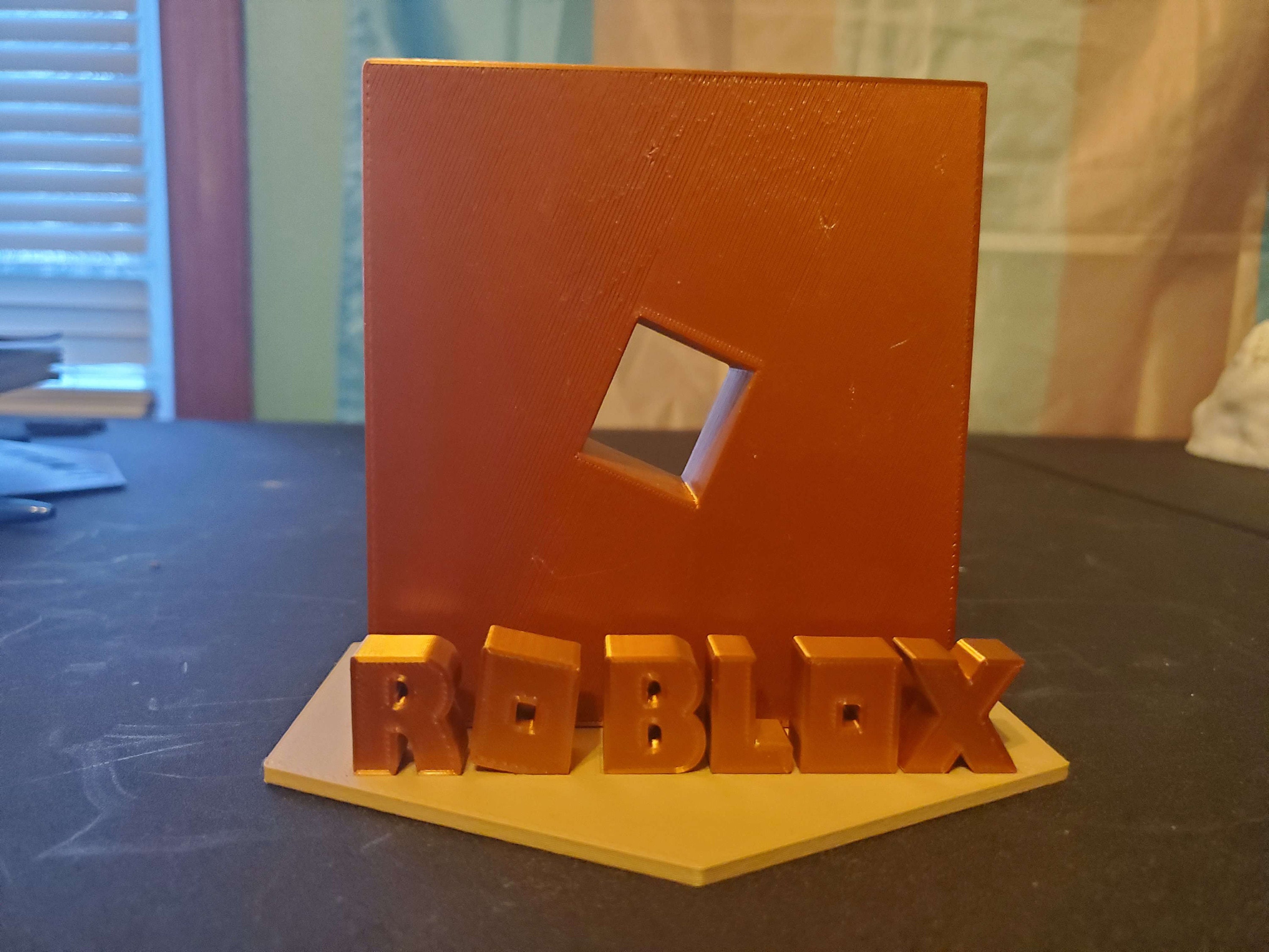 Logo Roblox 3D LED LAMP with base of your choice ! - PictyourLamp