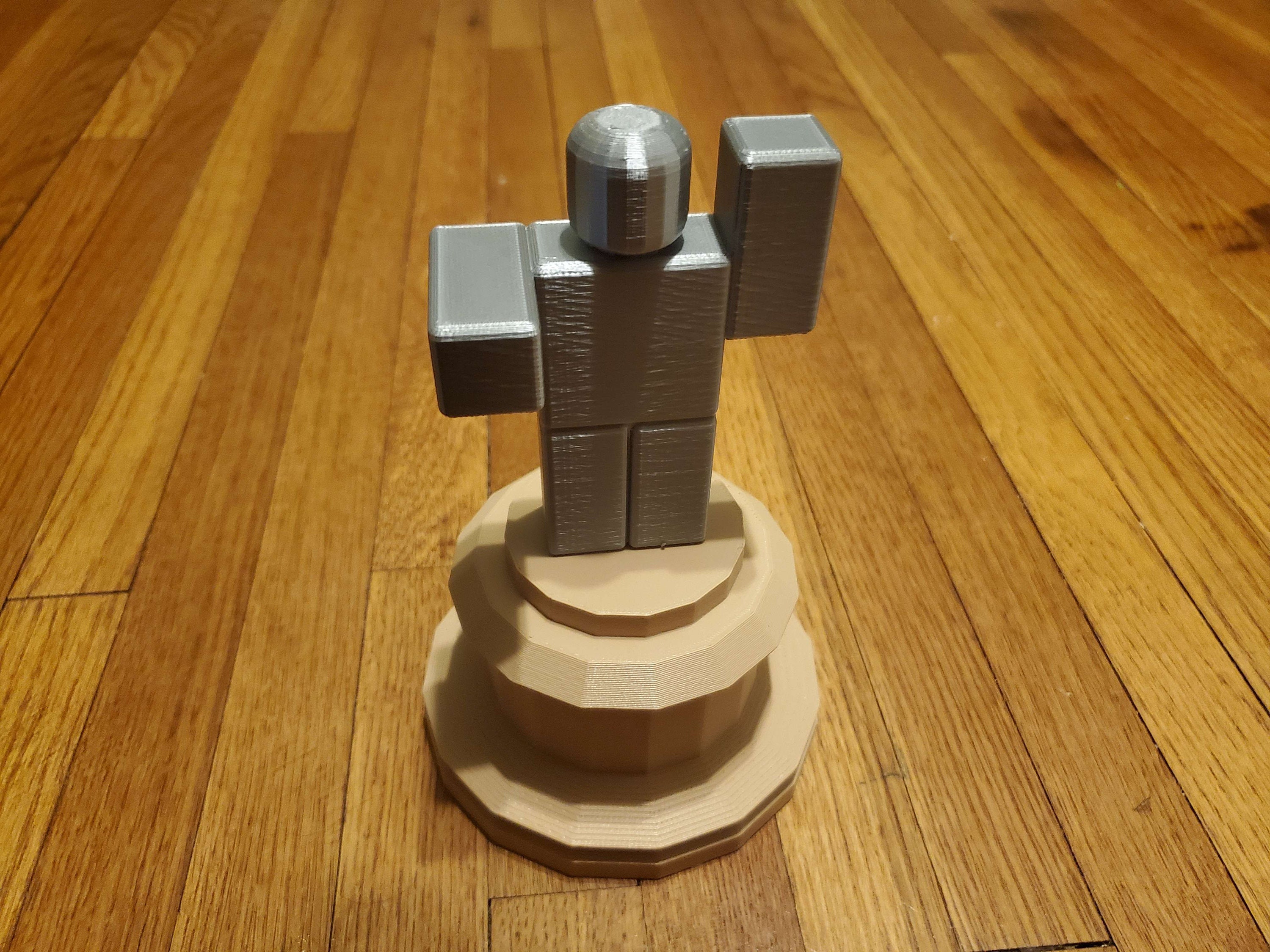 Roblox, Doors, Crucifix - Game Inspired 3D Printed, 6 Tall Wood PLA  filament