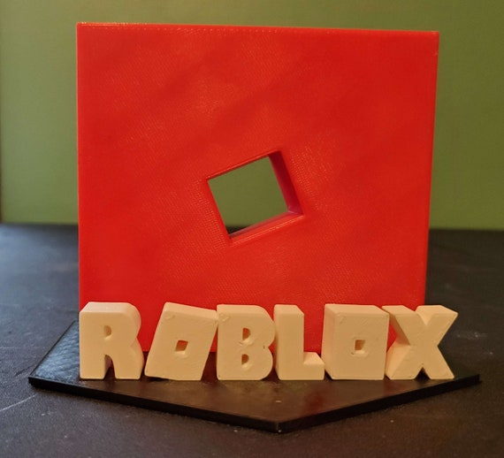 Roblox Logo Trophy real Wood Base Optional -  Denmark