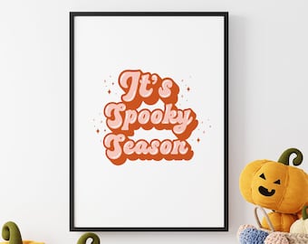 Halloween Spooky Printable| Halloween Room Decor |  Halloween Decor | Wall Art Prints | Halloween Art, Halloween Print | Digital Download