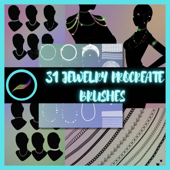 31 Jewelry Brush Set for Procreate Jewelry Brushes Fashion Etsy