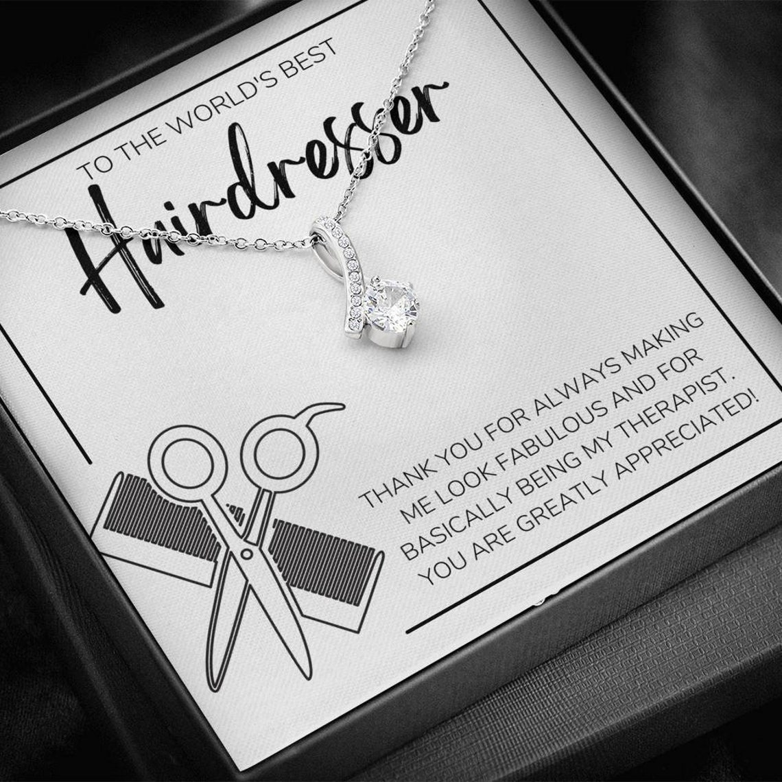 Hairdresser Gift Salon Hair Stylist Christmas Present Etsy