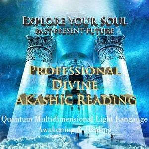 Extensive Divine Akashic Reading & Akashic Awakening, 1:1 Live One Hour Video Session, Ask Anything About Yourself-past, present, future