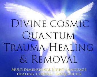 Divine 1 Hour Quantum Trauma Releasing & Healing, Soul Level, 1:1 Video, Phone Call, or Remotely/ Intuitively Done