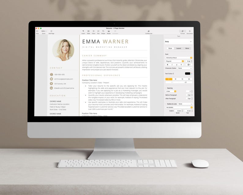 resume, resume template, ats friendly resume template, google docs resume, resume template word, resumes, resume
