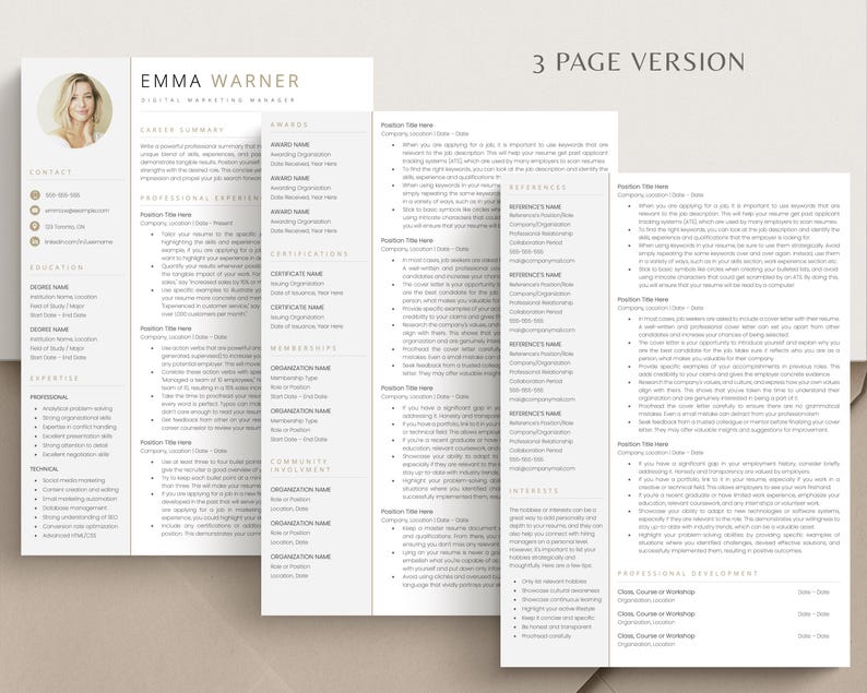 resume, resume template, ats friendly resume template, google docs resume, resume template word, resumes, resume