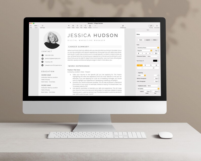resume, resume template, ats friendly resume template, google docs resume, resume template word, resumes, resume