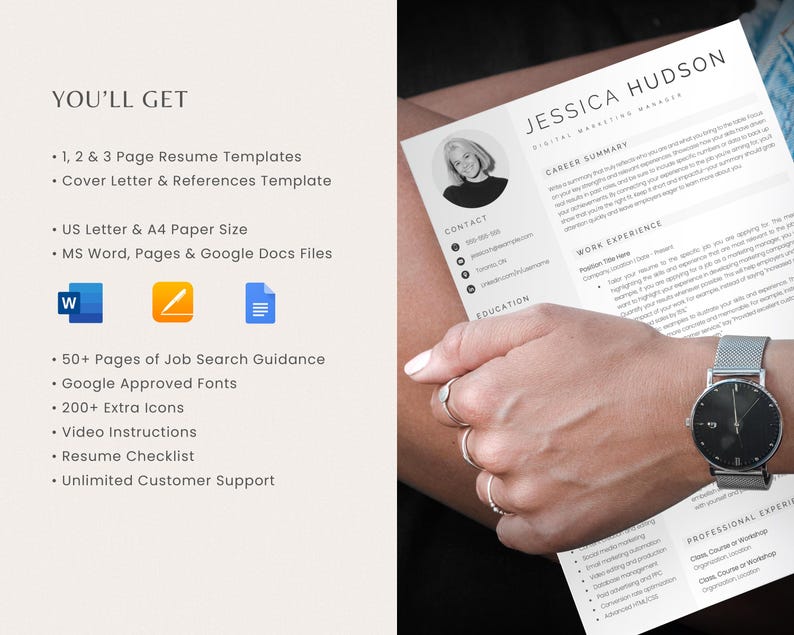 resume, resume template, ats friendly resume template, google docs resume, resume template word, resumes, resume