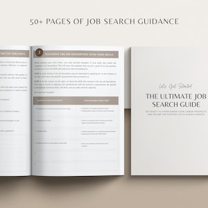 K&ouml;nnte beinhalten: Ein Leitfaden zur Jobsuche mit dem Titel "Legen wir los: Der ultimative Jobsuchleitfaden". Der Leitfaden verspricht, Ihnen zu helfen, Ihre Karrierechancen zu verbessern und die Position zu sichern, die Sie sich schon immer gew&uuml;nscht haben.