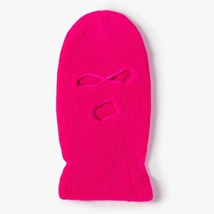 Pink 3 Hole Ski Mask