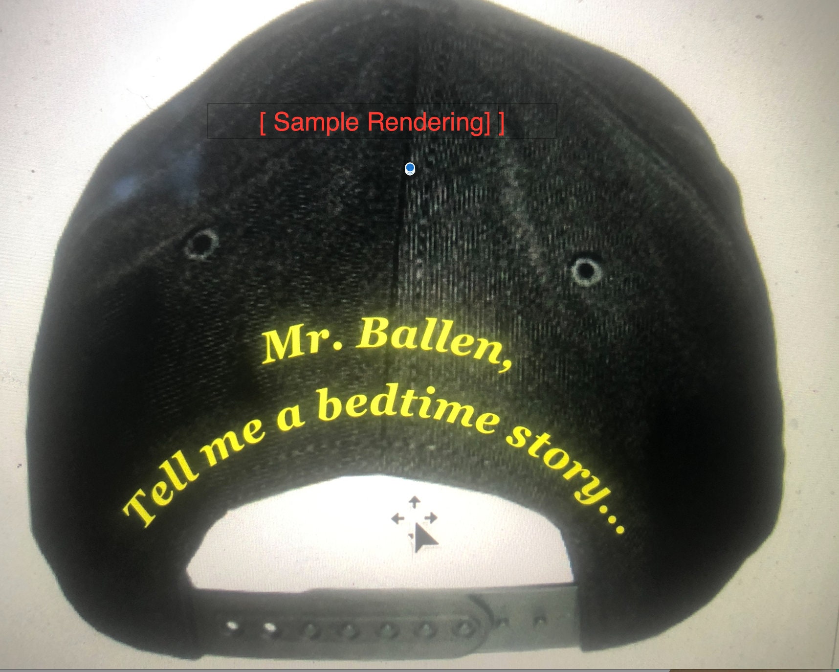 Mr.Ballen style Backwards Ball Cap. High Quailty Etsy