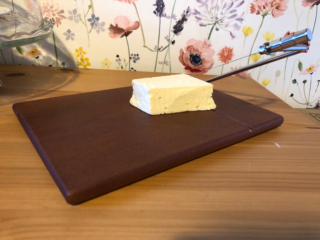 Wire Cheese Cutting Board Solid Hardwood Platter Charcuterie Slicing