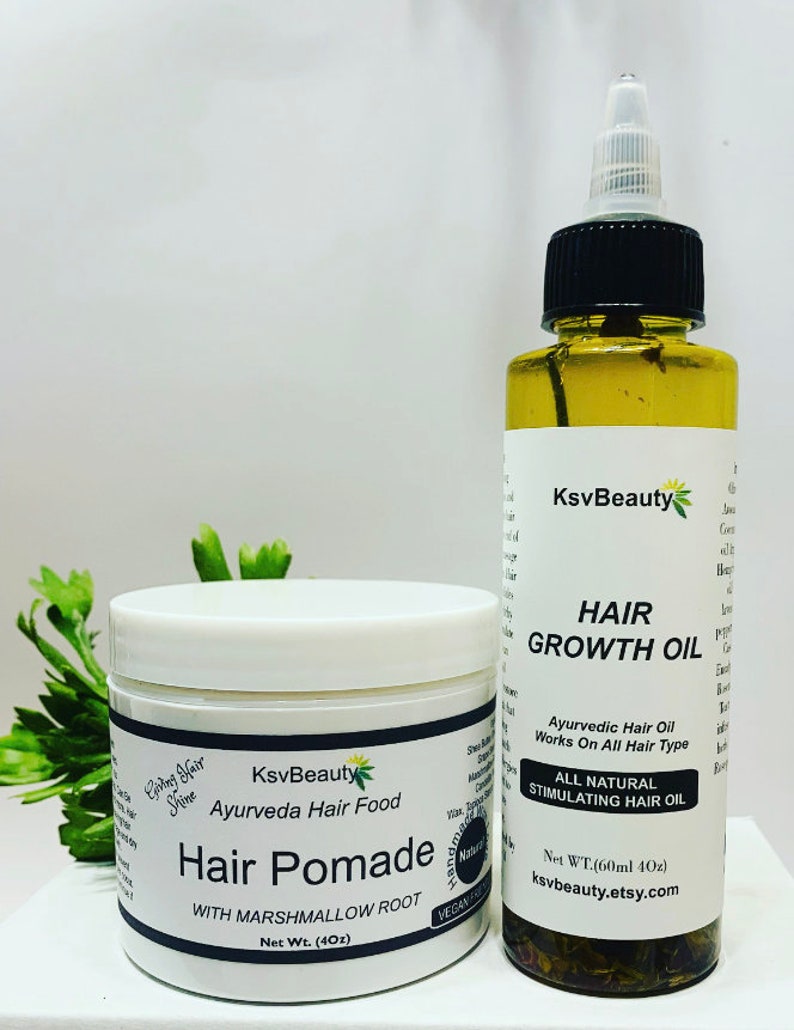 Hair Pomade, Hair Grease, Scalp Balm, Ayurvedic Hair Food, Braid Tamer