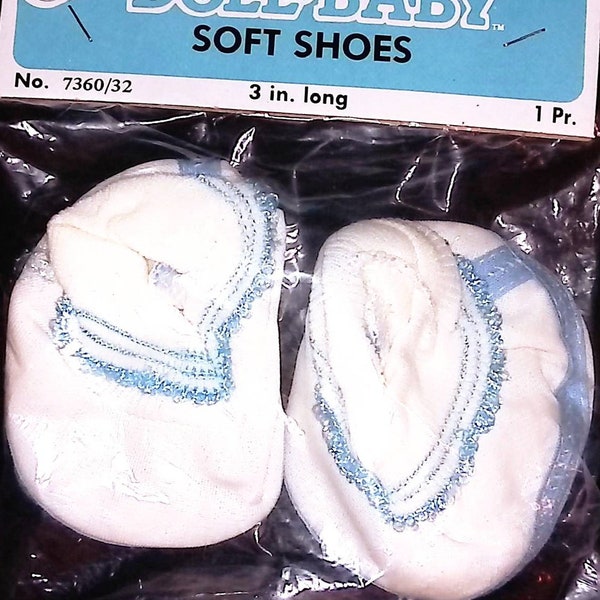 Fibre-Craft The Original Doll Baby Soft Shoes 7360/32