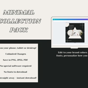 Black and White Instagram Post Templates | Influencer, Coach, Business ...
