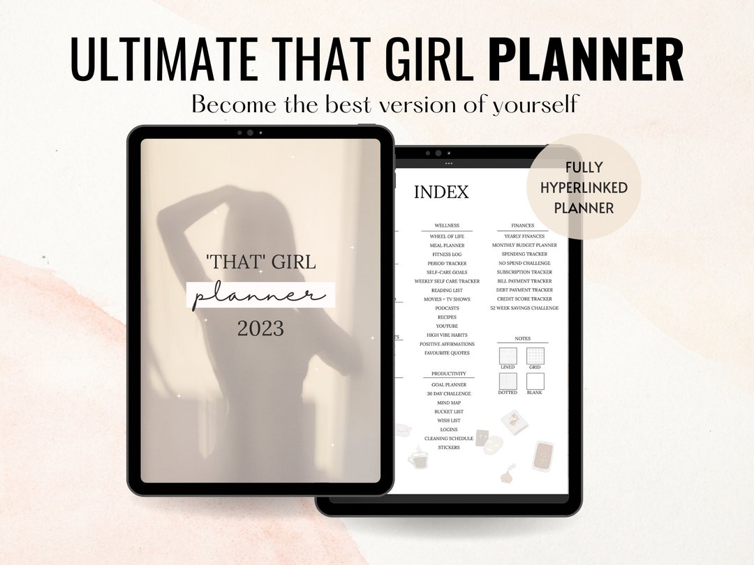2023 Ultimate Digital Planner | Hyperlinked Goodnotes Planner | That ...