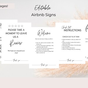 18 plakatów Airbnb Sign, znak hasła Wi-Fi, zasady domu, gospodarz Airbnb, pakiet powitalny, znak Check Out, znaki wynajmu Airbnb, plakaty gości