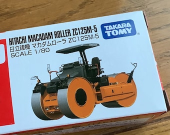 1/80 HITACHI MACADAM ROLLER ZC125-5, Takara tomy