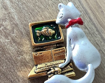 Computer Brooch - Etsy