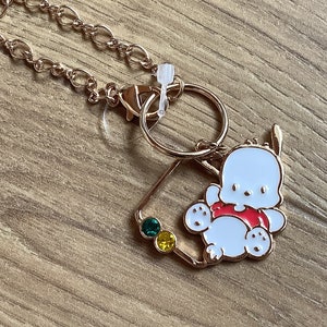 Portachiavi Pochacco, ciondolo per borsa, Sanrio
