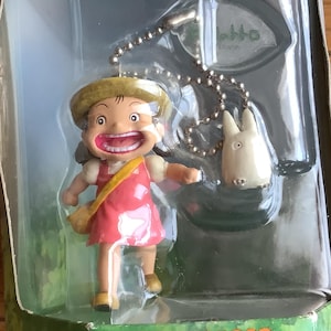 Vintage Mei chan and Totoro Bag Charm, Keychain, My Neighbor Totoro, Studio Ghibli