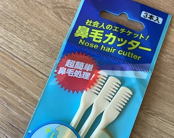 Nose hair cutter, Set of 3, Made in Japan