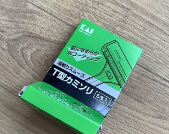 Kai T-Type Safety Razor, Mens Razor, Made in Japan (Set of 5)