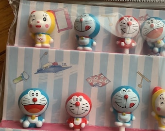 Doraemon Figur Bento Picks, Mittagessen Picks, Essenspicker, 8er Set