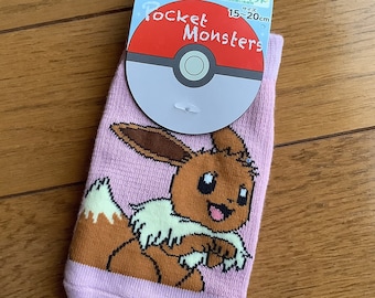 Eevee, Pokemon Kids Sneaker Socks, Size 15-20 cm