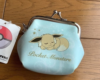 Eevee, pokemon Clasp Coin Purse