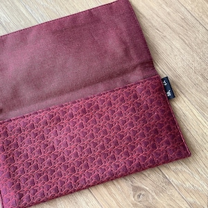 Cartera, monedero, porta pasaporte de tejido jacquard japonés
