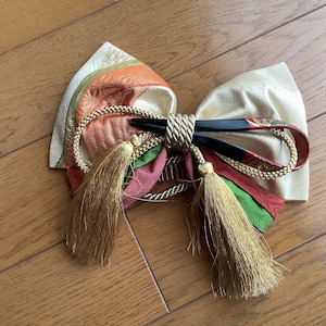 Vintage Japanese hair comb, kimono hair barrette