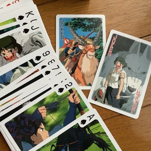 Prinzessin Mononoke Spielkarte von Studio Ghibli