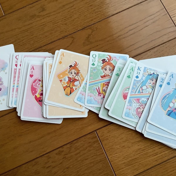 Pretty Cure Playing Cards, Made in Japan