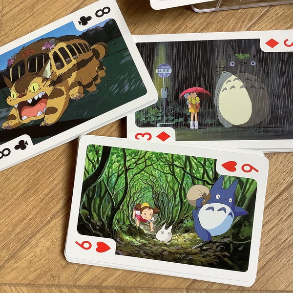 My Neighbor Totoro Playing Cards from Studio Ghibli, Japanese Anime