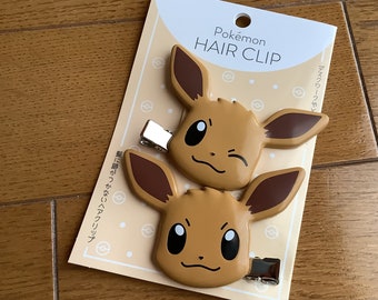 イーブイ、ポケモンヘアクリップ、2個セット