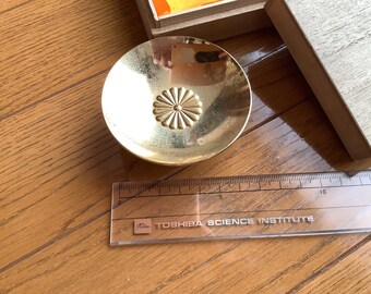 Vintage 24K GP, Gilded Japanese Sake Cup, Set of 2 in Original