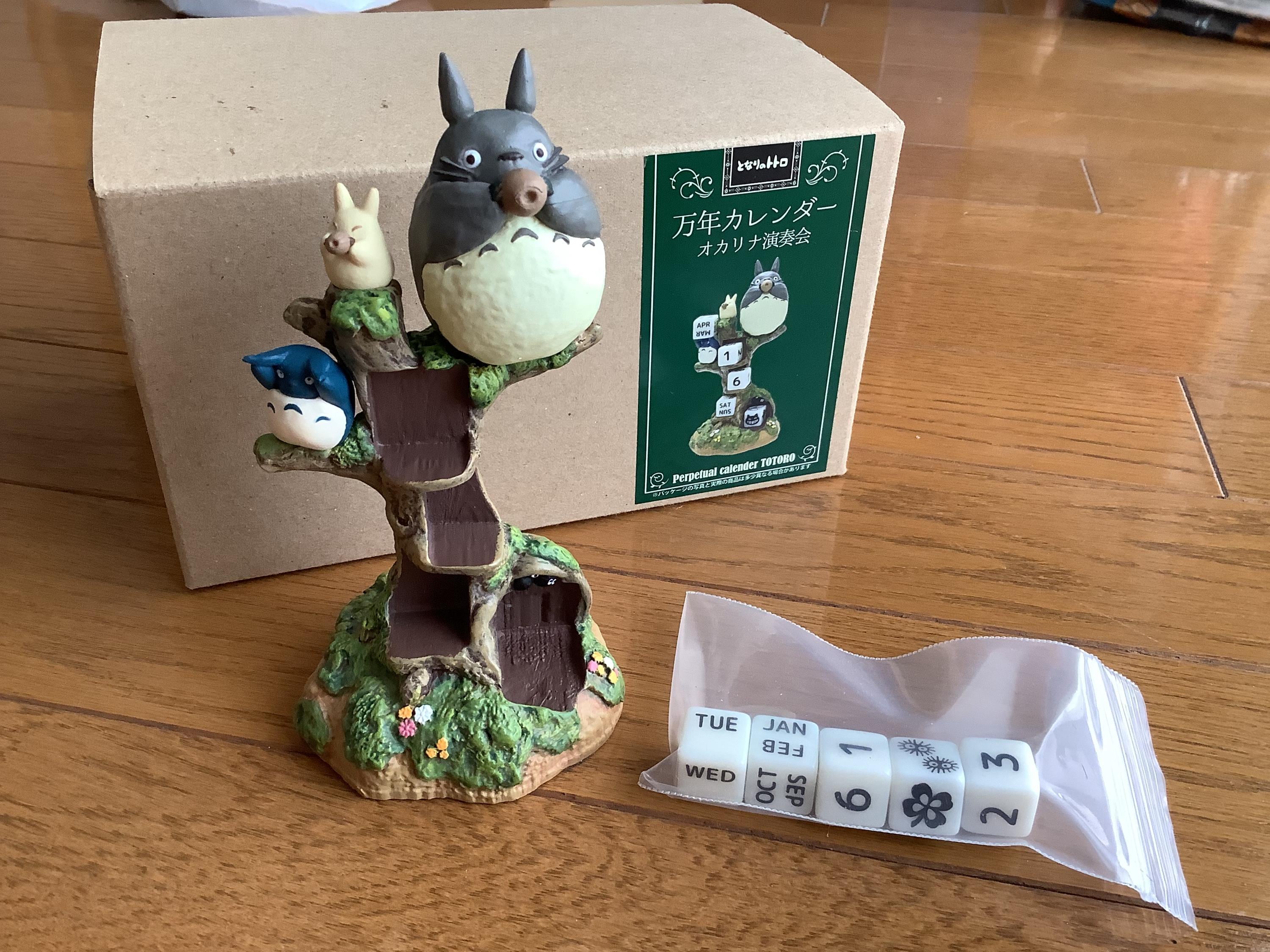 Vintage My Neighbor Totoro Perpetual Calendar, Studio Ghibli - Etsy