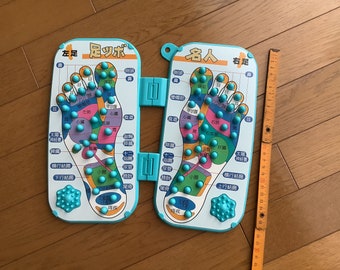 Feet massage sign in Japanese, feet decor, art