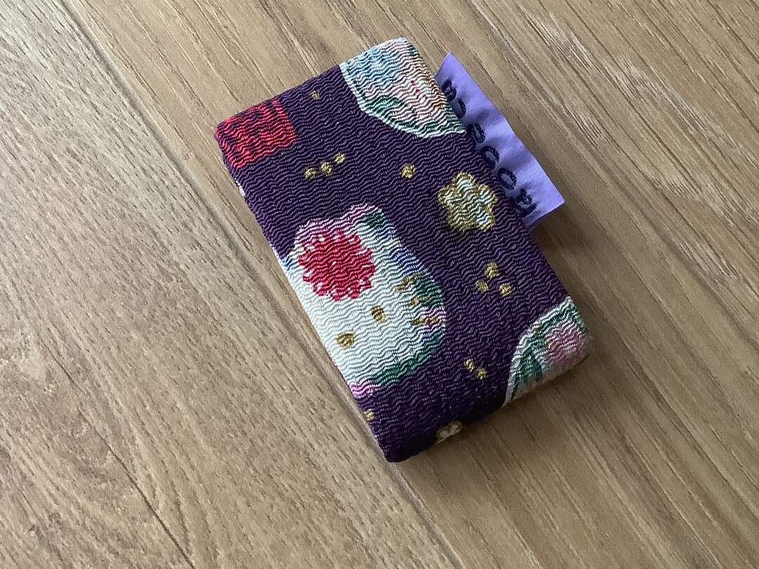 Vintage Hello Kitty Japanese Chirimen Textil Toothpicks Holder With Mirror, Toothpicks Case