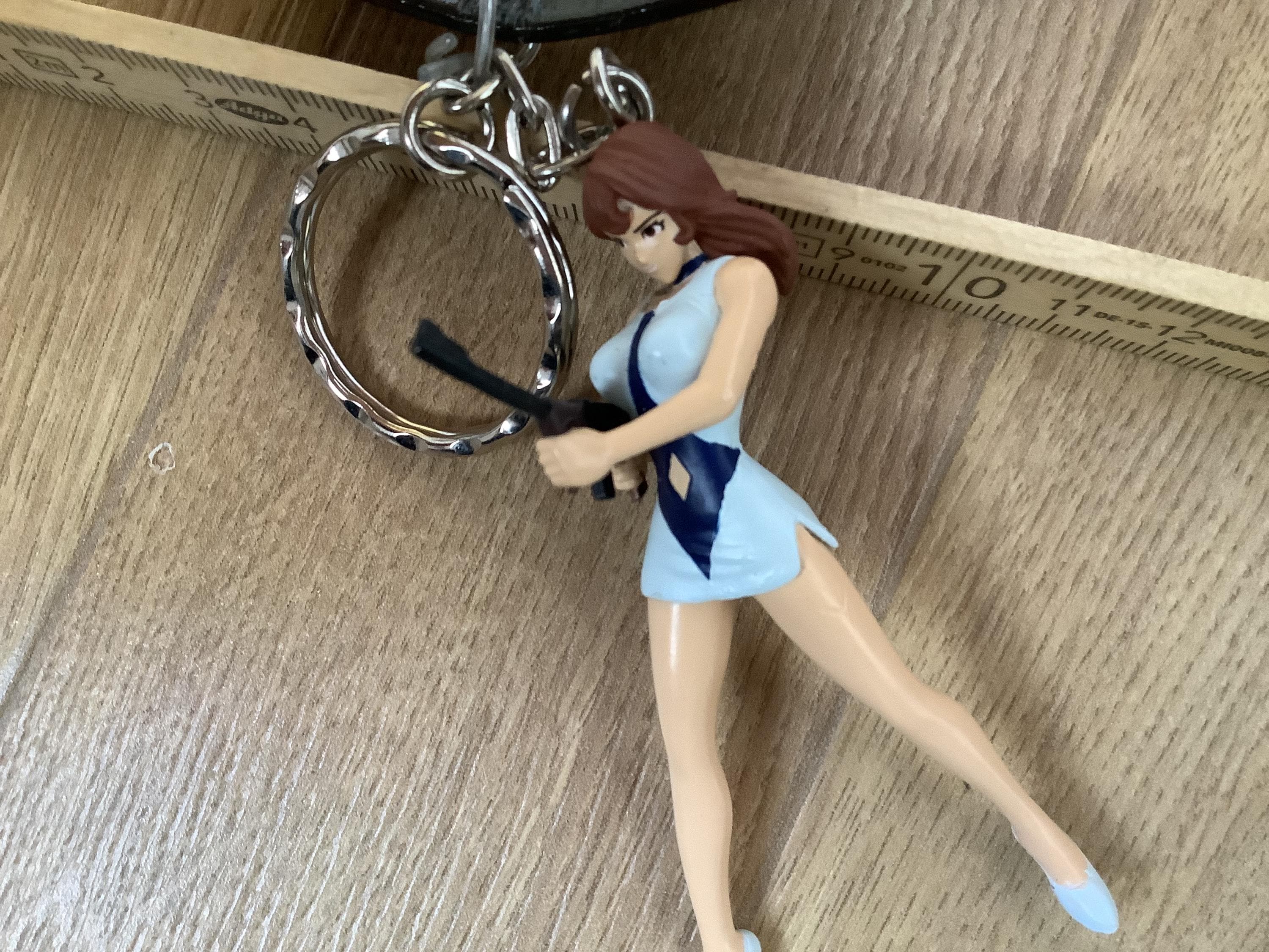 Lupin III Daisuke Jigen Metal Keychain Figure LE 2000, Good