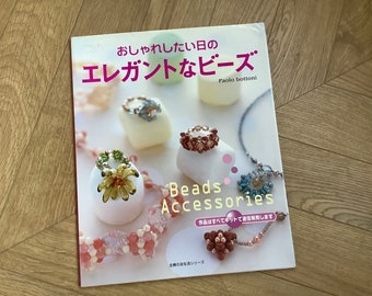 Buch mit Perlenzubehör, japanisches Bastel- und Hobbybuch