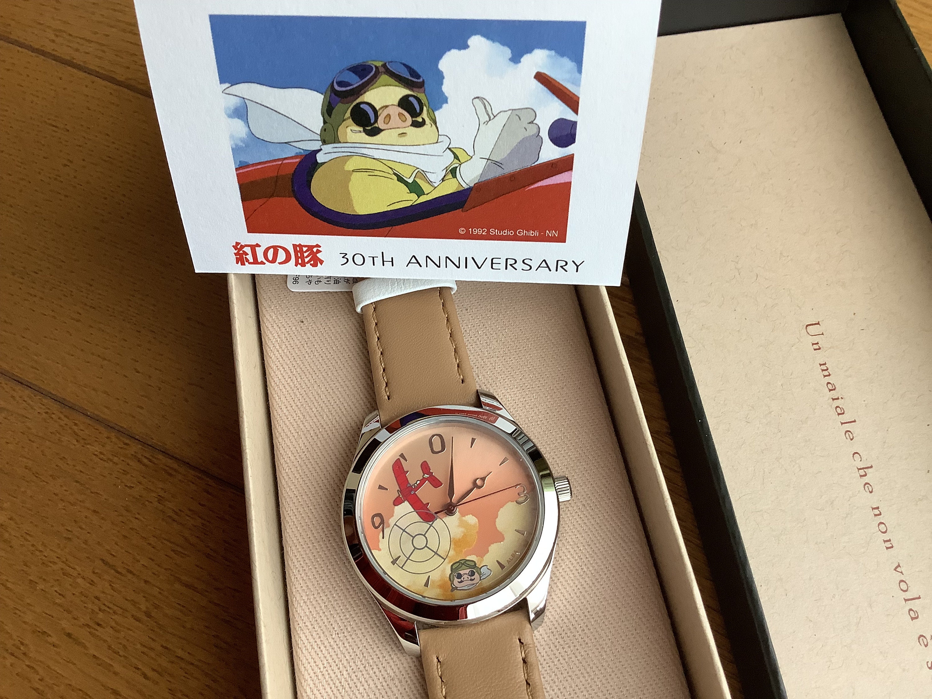 GHIBLI ジブリ Porco Rosso ポルコロッソ watch レア Porco Rosso Wrist Watch, Studio Ghibli - Etsy