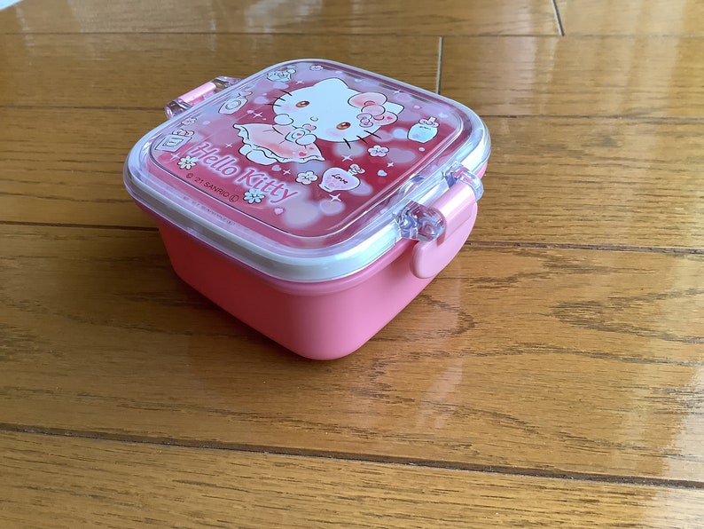 Hello Kitty Small Food Container, Mini Lunchbox, Sanrio, Made in Japan