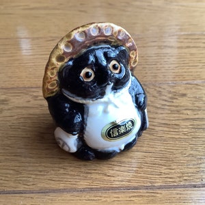 Tanuki, Japanese raccoon dog figurine