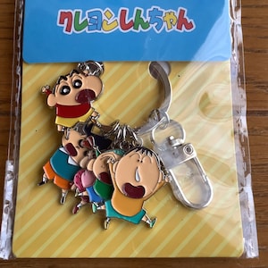 Crayon Shin-chan Metal Keychain, Key ring