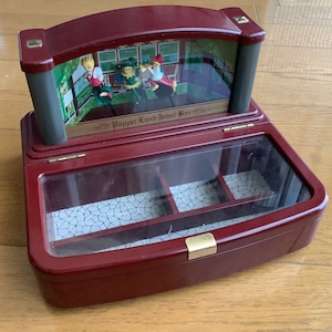 Vintage Puppet Music Box Jewelry Box, Made in Japan
