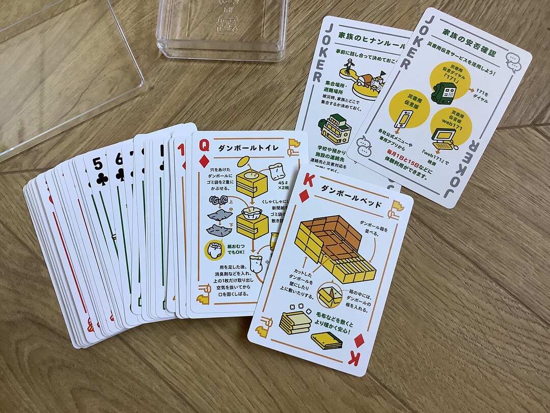 Disaster Game Card Japanese Disaster Preparedness Playing Cards, Learning Tool - Etsy