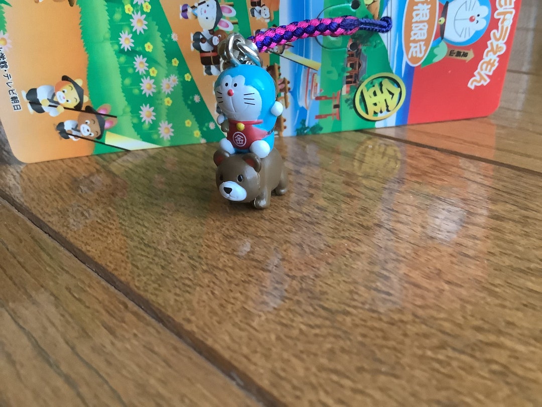 Doraemon Riding Bear, Doraemon Kintaro in Hakone Wallet, Bag, Key Charm ...