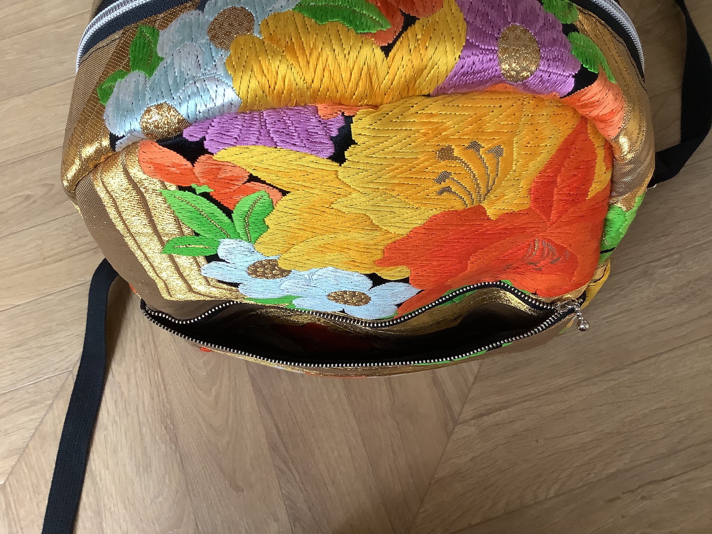 Backpack Made From Japanese Kimono Obi - Etsy
